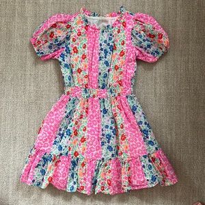 Crewcuts Neon Floral Dress *like new